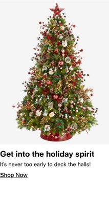 Get into the holiday spirit it's never too early to deck the hall!